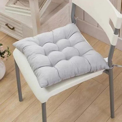 FAJAL COTTON UDHYOG LUXUARY 18*1 Microfibre Solid Cushion Pack of 1(Grey)