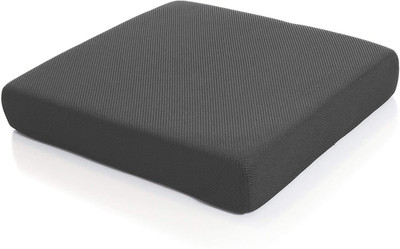 PUMPUM Memory Foam Chair Pad Memory Foam Solid Chair Pad Pack of 1(Grey)