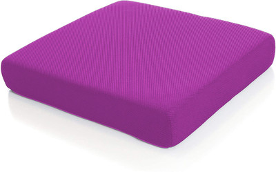 PUMPUM Memory Foam Chair Pad Memory Foam Solid Chair Pad Pack of 1(Purple)