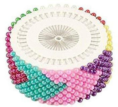 IKIS Plastic Pearl Pin, Stainless Steel Tip  Pins(Set Of 480, Multicolur)