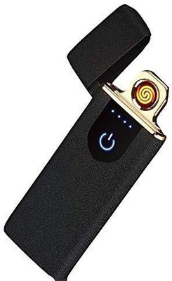 carexo TOUCH CIGARETTE LIGHTER USB CHARGING Pocket Lighter(BLACK)