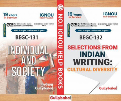 BEGC-131 Individual And Society And BEGC-132 Principles Of Microeconomics-II(Paperback, Expert panel of Gullybaba Publication)