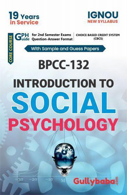 BPCC-132-Introduction To Social Psychology-Hindi(Paperback, Hindi, Expert panel of Gullybaba Publication)