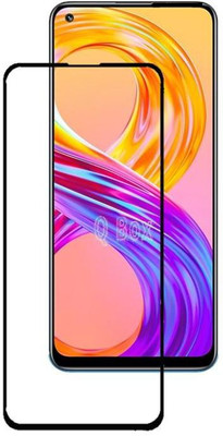 Q Box Edge To Edge Tempered Glass for Realme 8 pro(Pack of 1)