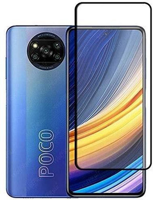 NKCASE Edge To Edge Tempered Glass for POCO X3 Pro(Pack of 1)