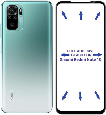 Highderabad Tech Edge To Edge Tempered Glass for Redmi Note 10(Pack of 1)