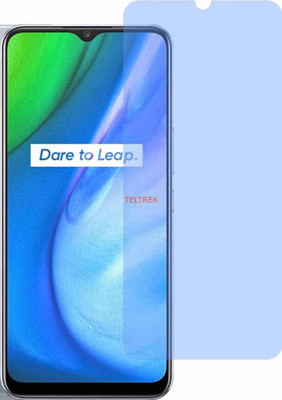 TELTREK Tempered Glass Guard for REALME V3 (Impossible AntiBlue Light)(Pack of 1)