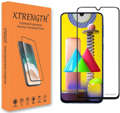 XTRENGTH Tempered Glass Guard for Samsung Galaxy F12, Samsung Galaxy F02s, Samsung Galaxy M12, POCO C3(Pack of 1)