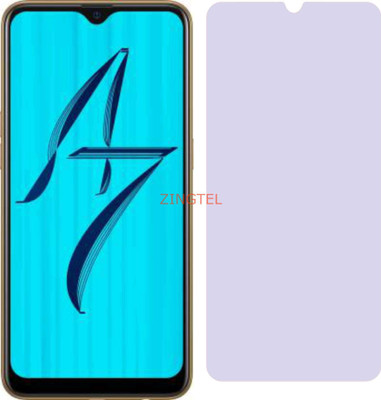 ZINGTEL Tempered Glass Guard for OPPO A7 (Impossible AntiBlue Light)(Pack of 1)