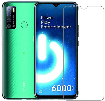 GDBUY Tempered Glass Guard for Tecno Spark 6 Go(Pack of 1)