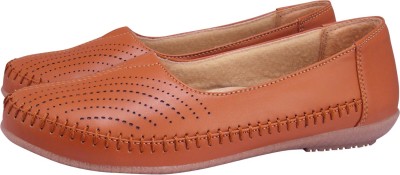 action LSN021 Comfortable Loafers For Women(Tan , 4)