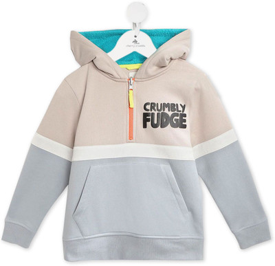 Cherry Crumble by Nitt Hyman Full Sleeve Color Block Boys Sweatshirt
