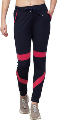 Bluecon Solid Women Dark Blue Track Pants