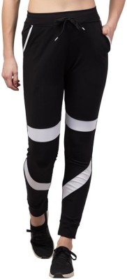 Bluecon Solid Women Black Track Pants