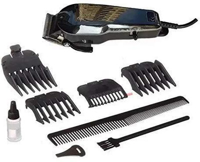 Geemy GM-1030 Trimmer 0 min  Runtime 4 Length Settings(Silver)