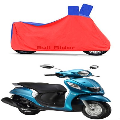 Bull Rider Waterproof Two Wheeler Cover for Yamaha(Fascino, Red, Blue)