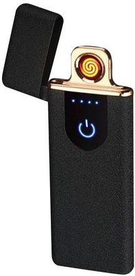 TrustShip ™ USB charging Windproof Touch-Sensitive Electronic lighter Touch Sensor Cigarette Lighter USB Rechargeable Metal Lighters Flameless Lighters ™ Mini Electronic Sensor Touch Solid Metal Lighter with Micro USB Charging Cable and Battery Indication Flame-Less Slim Cigarette Rechargeable Lithi