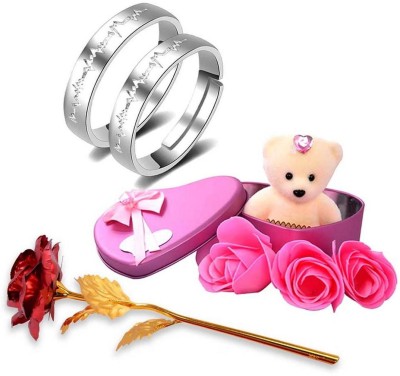 Jewelgenics Jewelry, Artificial Flower, Soft Toy Gift Set