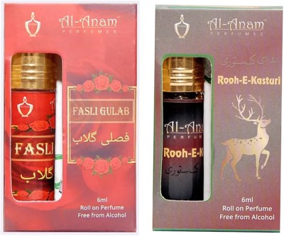 Al-Anam Fasli Gulab And Rooh E Kasturi Floral Attar(Musk)