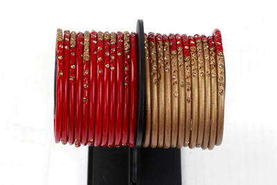 rayie collection Lac Ring Bangle(Pack of 12)