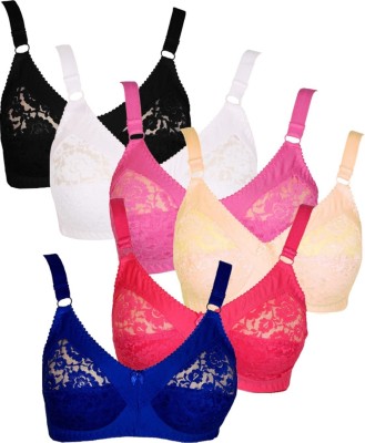 TEENY BOPPER Women Full Coverage Non Padded Bra(Red, White, Blue, Pink, Black, Beige)