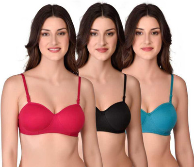 Narsingha Dreams Women Half Cup Padded Bra Combo Women T-Shirt Lightly Padded Bra(Multicolor)