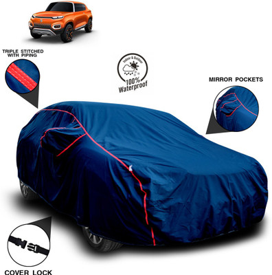 SEBONGO Car Cover For Maruti Suzuki Future-S(Blue, Red)