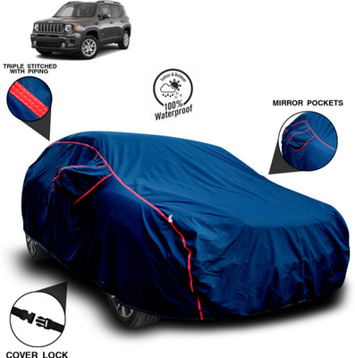 ANTHUB Car Cover For Jeep Renegade (With Mirror Pockets)(Blue)