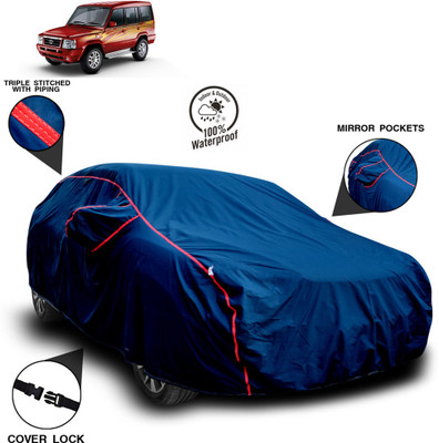 ANTHUB Car Cover For Tata Sumo Victa (With Mirror Pockets)(Blue)