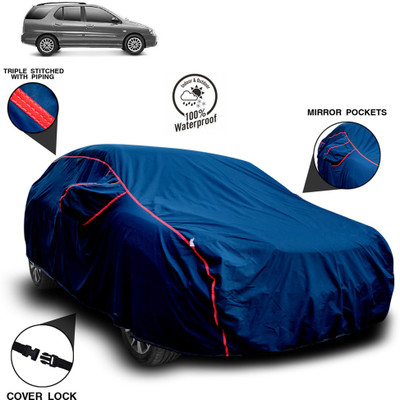 ANTHUB Car Cover For Tata Indigo Marina (With Mirror Pockets)(Blue)