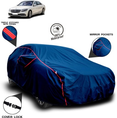 ANTHUB Car Cover For Mercedes Benz S-Coupe (With Mirror Pockets)(Blue)
