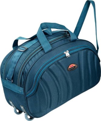 sky spirit (Expandable) super premium heavy duty 40L polyester lightweight duffel bag Duffel With Wheels (Strolley)