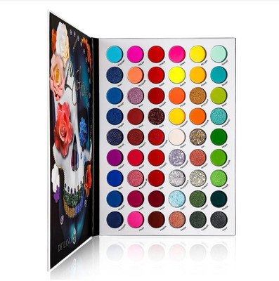Delanci La Catrina 54 Colors EyeShadow Palette 8 g(MultiColor)