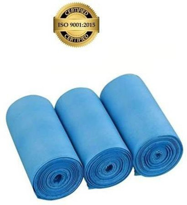 BRUZZLINE BLUE 3 ROLLS. Medium 12 L Garbage Bag  Pack Of 90(90Bag )