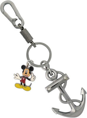 SHOKY LOOKS Beautiful Anchor with stone and Rope design with Best Quality Looking Lock Key chain and multicolor Mickey Mouse also a design for gifting purpose also can use for home office car bike scuty or stylish Key Chain