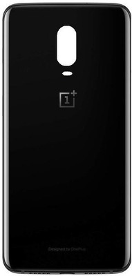 SMART OnePlus 6T (Glass) Back Panel(Black)