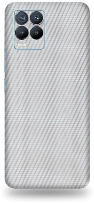 OggyBaba realme 8 pro, realme 8pro Mobile Skin(3D Silver Carbon Fibre)