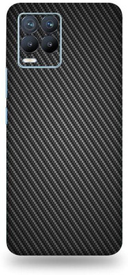OggyBaba realme 8 pro, realme 8pro Mobile Skin(3D Charcoal Black Carbon Fibre)