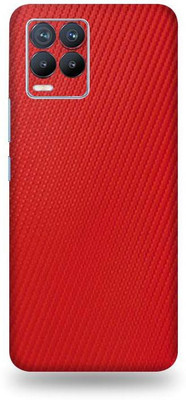 OggyBaba realme 8 pro, realme 8pro Mobile Skin(3D Charming Red Carbon Fibre)