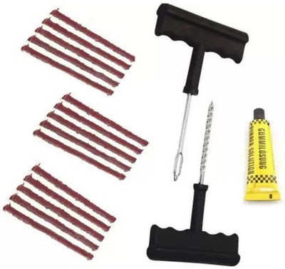 AutoGnix ® STRIPS-C-24 Tubeless Tyre Puncture Repair Kit