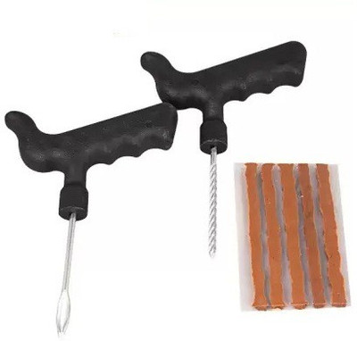 AutoGnix Tool Safety With 5 Strip For Cars And Bikes Tubeless Tyre Puncture Repair Kit