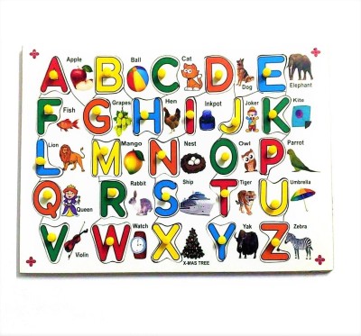 PETERS PENCE English Alphabet Learning Puzzle Board For Kids Pre Primary Education(1 Pieces)