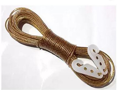 SBTs PVC Coated Steel Wire Rope Gold(Length: 20 m, Diameter: 2.5 mm)