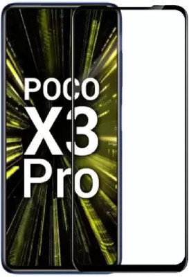 ISAAK Edge To Edge Tempered Glass for POCO X3 Pro(Pack of 1)