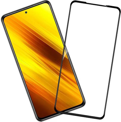 Q Box Edge To Edge Tempered Glass for Poco x3 pro(Pack of 1)