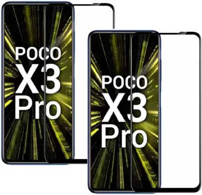 ISAAK Edge To Edge Tempered Glass for POCO X3 Pro(Pack of 2)
