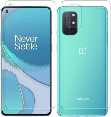 RAJFINCORP Front and Back Tempered Glass for Oneplus 8T 5G(Pack of 2)