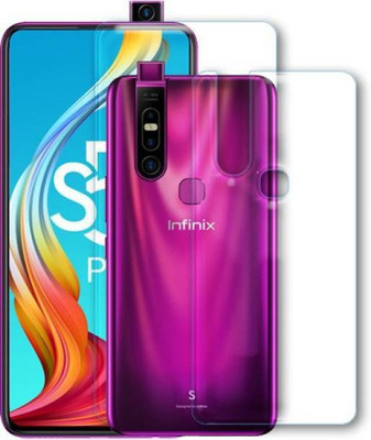 RENALD ENTERPRISES Front and Back Screen Guard for Infinix S5 Pro(Pack of 2)