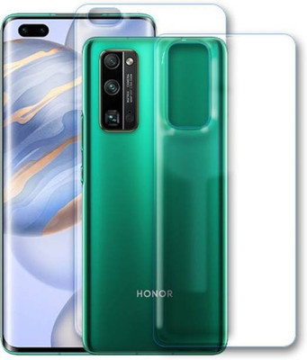 RENALD ENTERPRISES Front and Back Tempered Glass for HONOR V30 PRO(Pack of 2)