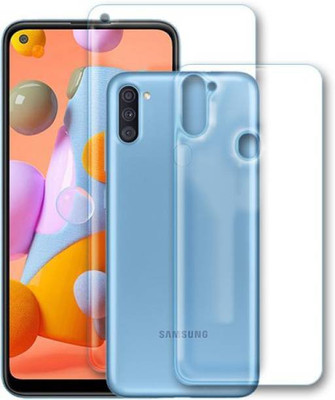 DEVOLD ENTERPRISES Front and Back Screen Guard for Samsung Galaxy A11(Pack of 2)